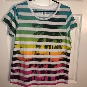 Rainbow Palm Tree Shirt